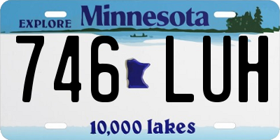 MN license plate 746LUH