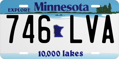 MN license plate 746LVA