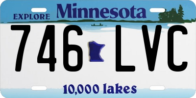 MN license plate 746LVC