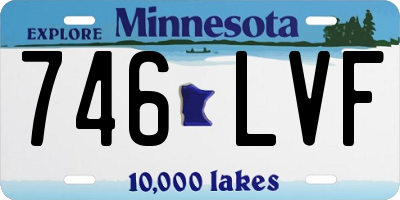 MN license plate 746LVF