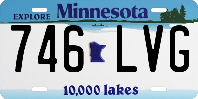 MN license plate 746LVG