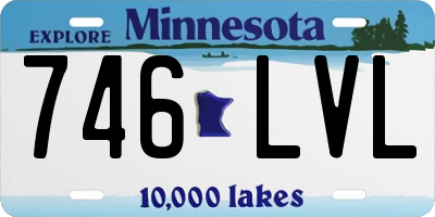 MN license plate 746LVL