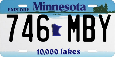 MN license plate 746MBY