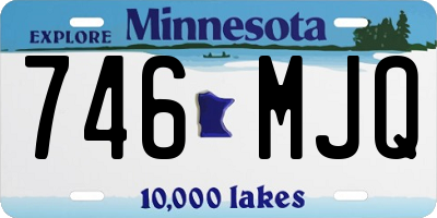 MN license plate 746MJQ
