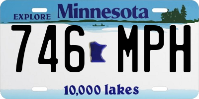 MN license plate 746MPH