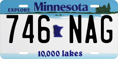 MN license plate 746NAG