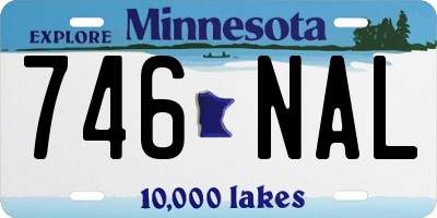 MN license plate 746NAL