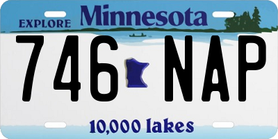 MN license plate 746NAP