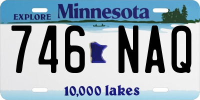 MN license plate 746NAQ