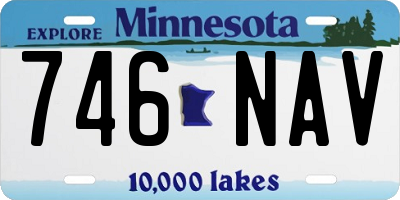MN license plate 746NAV