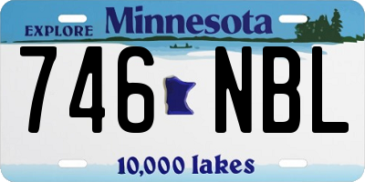 MN license plate 746NBL