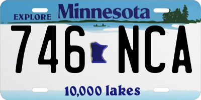 MN license plate 746NCA