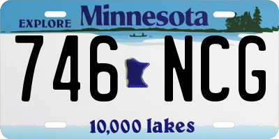 MN license plate 746NCG
