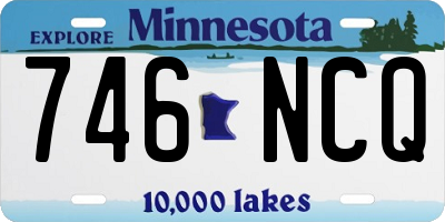MN license plate 746NCQ