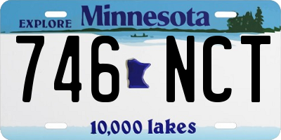 MN license plate 746NCT