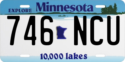 MN license plate 746NCU