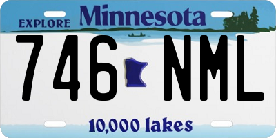MN license plate 746NML