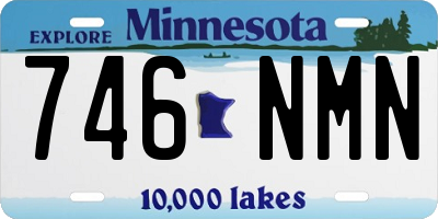 MN license plate 746NMN