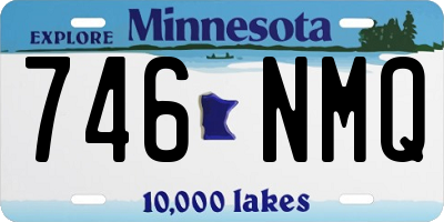 MN license plate 746NMQ
