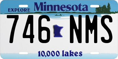 MN license plate 746NMS
