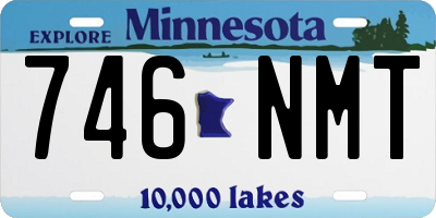 MN license plate 746NMT
