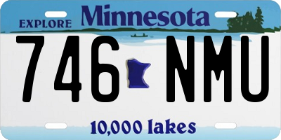 MN license plate 746NMU