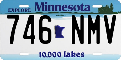 MN license plate 746NMV