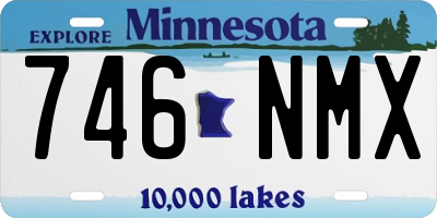 MN license plate 746NMX