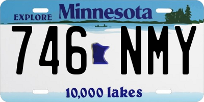 MN license plate 746NMY