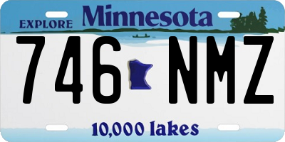 MN license plate 746NMZ