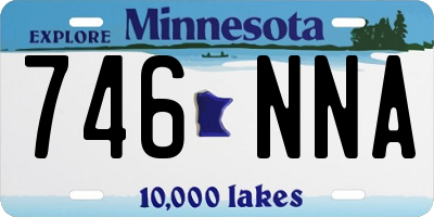 MN license plate 746NNA