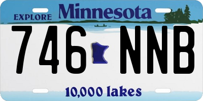 MN license plate 746NNB