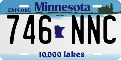 MN license plate 746NNC