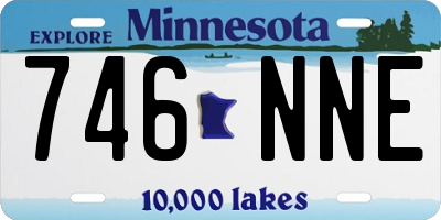 MN license plate 746NNE