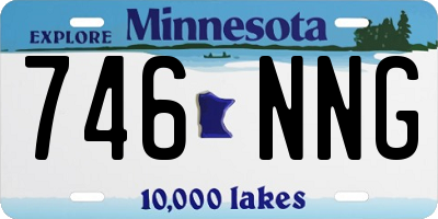 MN license plate 746NNG