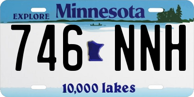 MN license plate 746NNH