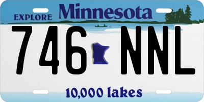 MN license plate 746NNL