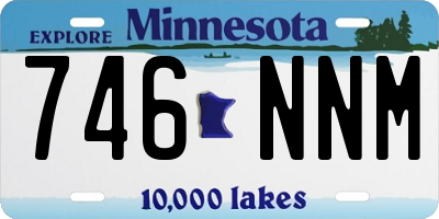 MN license plate 746NNM