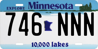 MN license plate 746NNN