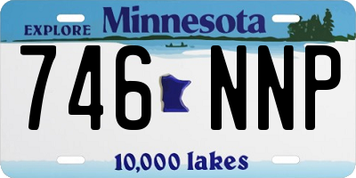 MN license plate 746NNP