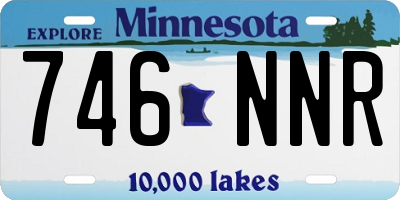 MN license plate 746NNR