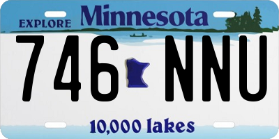 MN license plate 746NNU