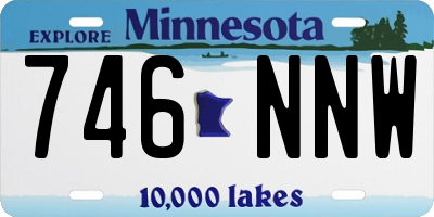 MN license plate 746NNW