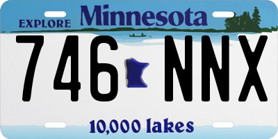 MN license plate 746NNX