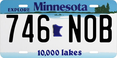 MN license plate 746NOB