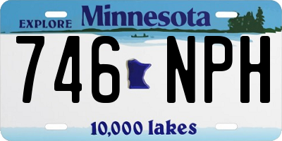 MN license plate 746NPH
