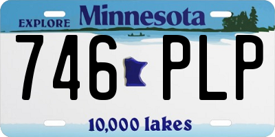 MN license plate 746PLP