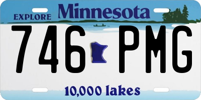 MN license plate 746PMG
