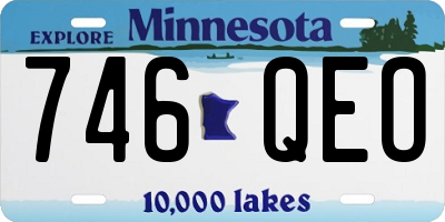 MN license plate 746QEO