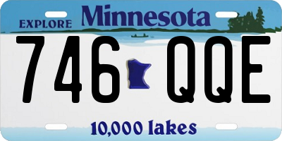 MN license plate 746QQE